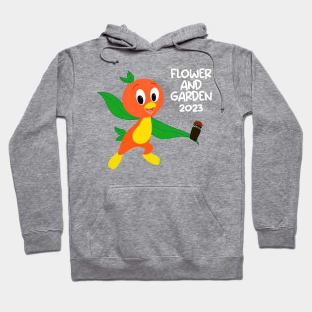 Orange bird Hoodie by Hundred Acre Woods Designs